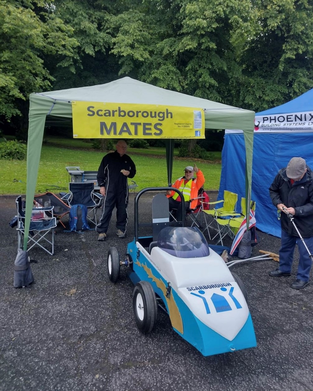 Scarborough Mates at The Humber Soapbox Derby June 2024