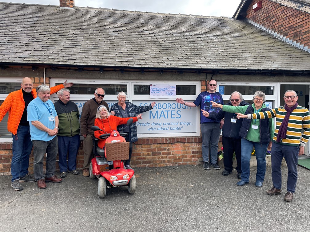 Cheque Presentation from the Scalby Fair Committee